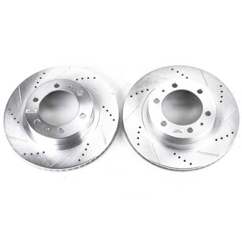 PowerStop — PowerStop Evolution Performance Drilled, Slotted & Plated Brake Rotor Pair