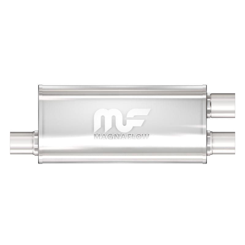Magnaflow — Straight-Through Performance Muffler; 2.5/2.25in. Offset/Dual;  5x18x8 Body
Straight-Through Performance Muffler; 2.5/2.25in. Offset/Dual; 5x18x8 Body