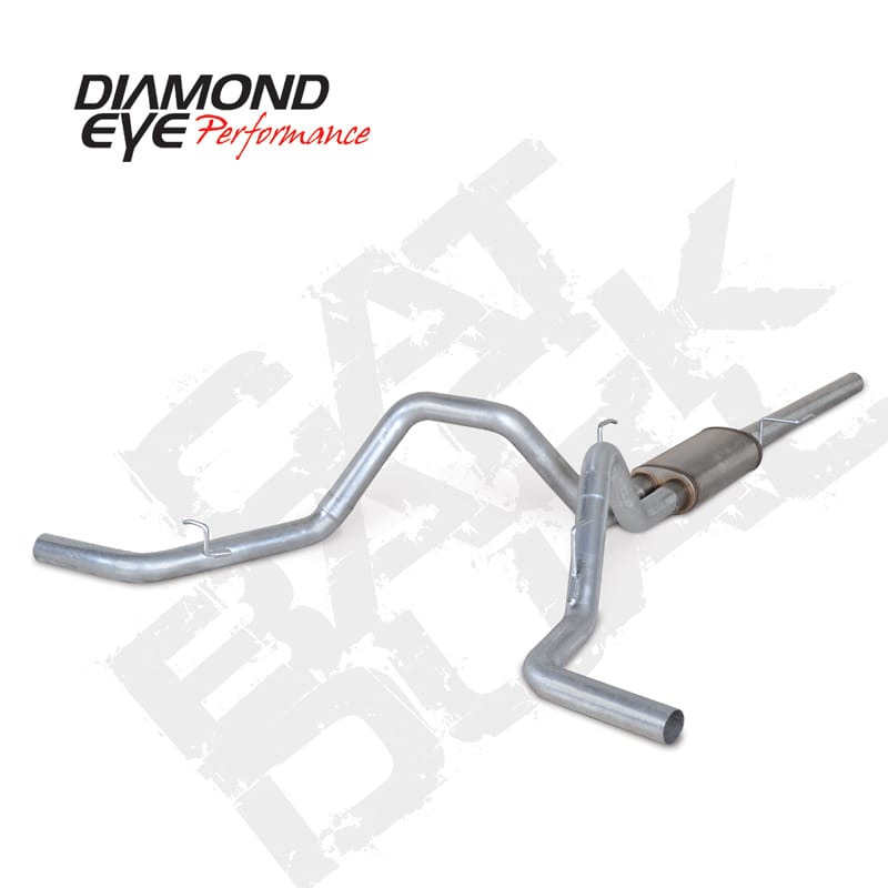 Diamond Eye Performance — 2004-2008 FORD 150 5.4L 3" ALUMINIZED CAT BACK DUAL