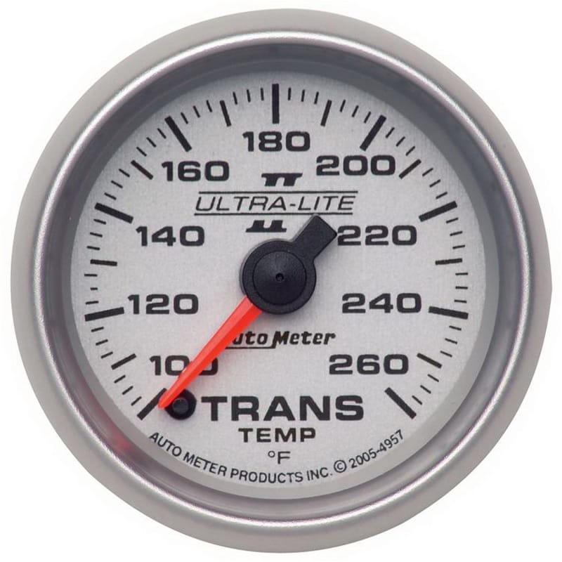 AutoMeter — GAUGE, TRANSMISSION TEMP, 2 1/16", 100-260?F, DIGITAL STEPPER MTR, ULTRA-LITE II