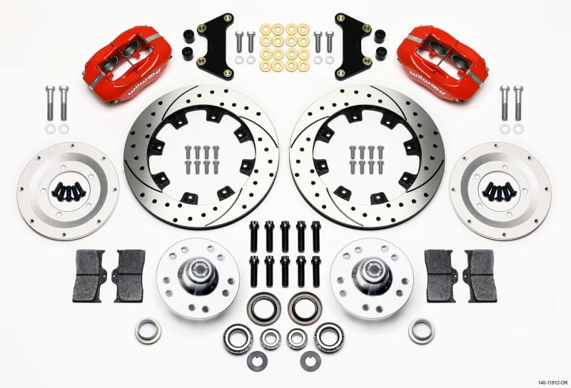 Wilwood — KIT,FRONT,CHEVY 49-54/VETTE 53-62,FDLI 12.19,SRP,RED