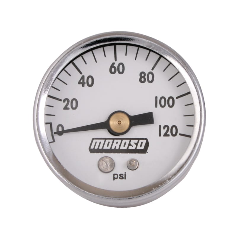 Moroso — Moroso Oil Pressure Gauge - 0-120lbs - 1.5in Diameter