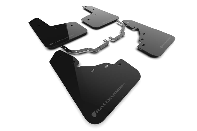 Rally Armor — Black Mud Flap/Dark Grey Logo