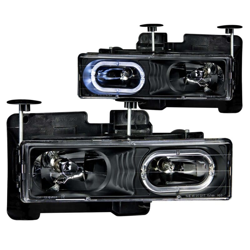 ANZO — ANZO 1988-1998 Chevrolet C1500 Crystal Headlights Black w/ Halo
Head Light Set
HdLtSet