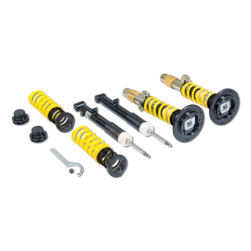 ST Suspensions — Height Adjustable Coilovers with Aluminum Top Mounts and Adjustable Damping
