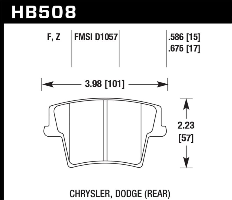 Hawk Performance — HPS 5.0 Disc Brake Pad