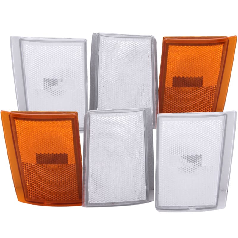 ANZO — ANZO Corner Lights 1988-1993 Chevrolet C1500 Euro Corner Lights 4 Clear and 2 Amber 6pc
CornerLghtAssy