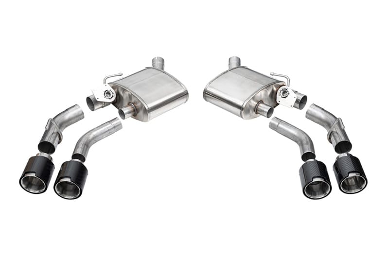 CORSA Performance — Corsa 2016-2024 Chevrolet Camaro SS / ZL1 Valved Axle-Back Exhaust w/ Carbon Fiber Quad Tips
Exhaust
