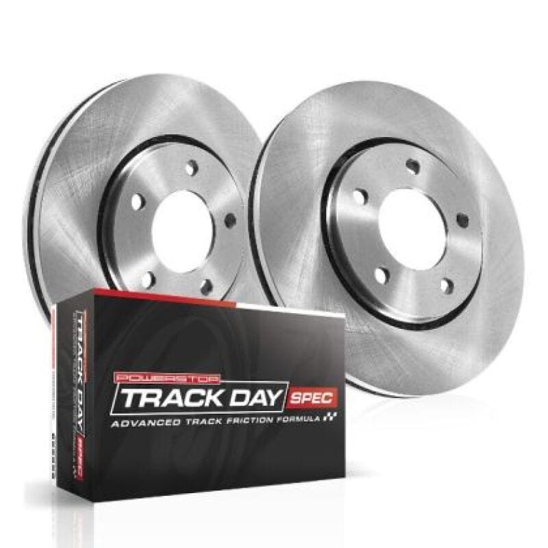 PowerStop — Track Day Spec High-Performance Brake Pad and Rotor Kit