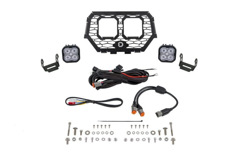 Diode Dynamics — Diode Dynamics 14-18 Polaris RZR XP Stage Series LED Grille Kit - Sport White Fog