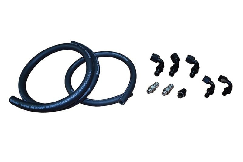 Fleece Performance — 2007.5-2009 6.7L Cummins Fuel Distribution Block Hose and Fitting Kit