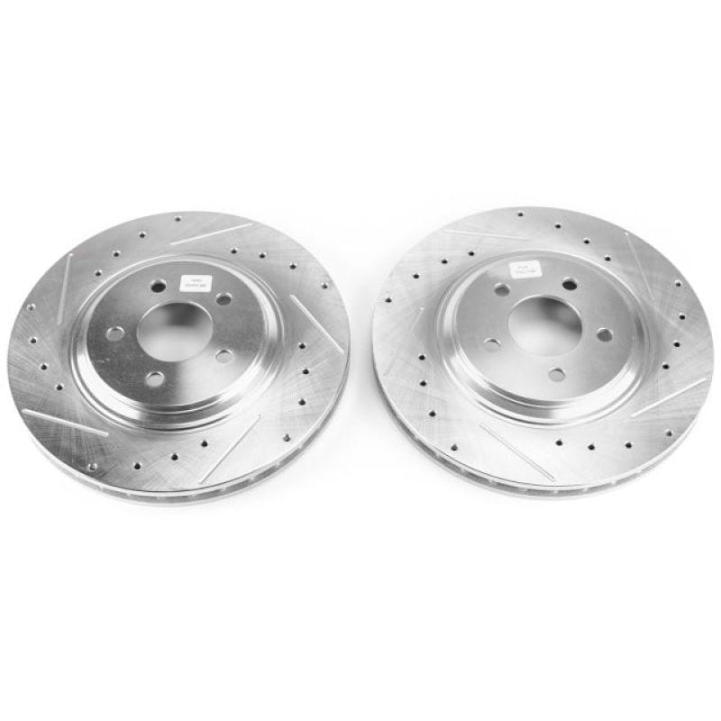 PowerStop — PowerStop Evolution Performance Drilled, Slotted & Plated Brake Rotor Pair