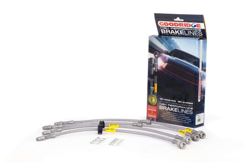 Goodridge — G-STOP SS Braided Brake Line Kit