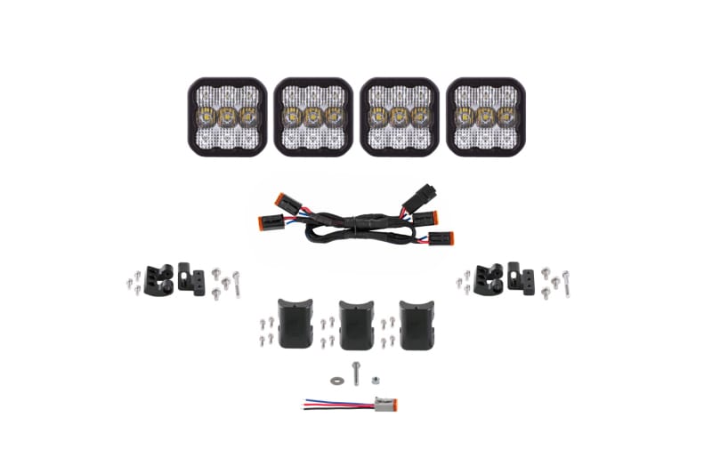 Diode Dynamics — Pod light featuring advanced TIR optics for high efficiency and focus.