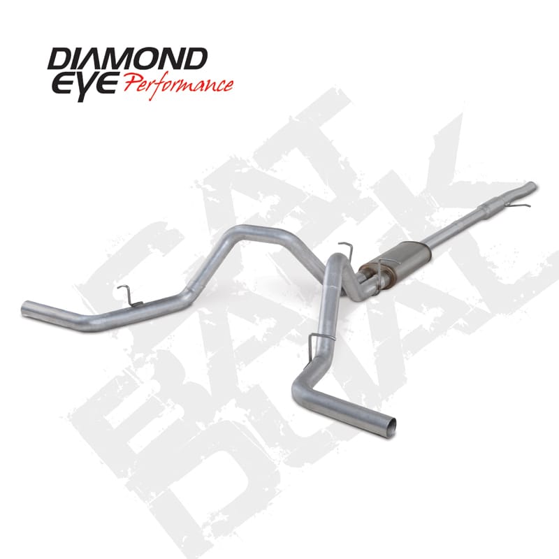 Diamond Eye Performance — 2015-2016 CHEVY 1500 4.3L & 5.3L 3" ALUMINIZED CAT BACK DUAL