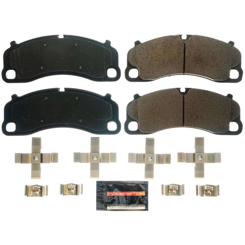 PowerStop — PowerStop - Z23 Daily Driver Carbon-Fiber Ceramic Brake Pads with Hardware Kit