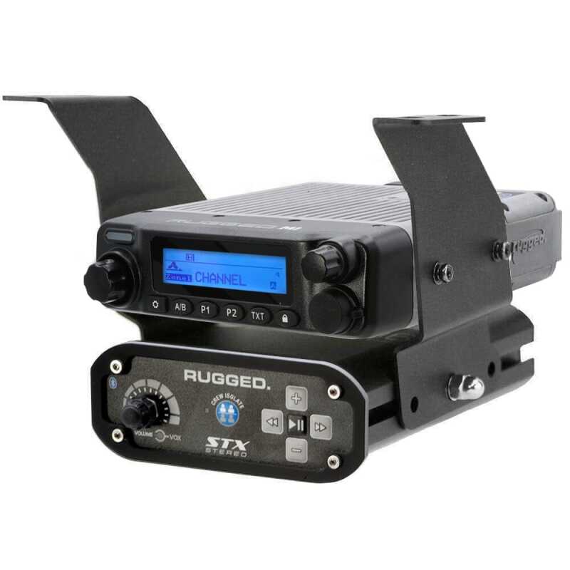 Rugged Radios — Rugged Radios Polaris XP1 Below Dash Mount - M1 / G1 / RM60 / RDM-DB / GMR45