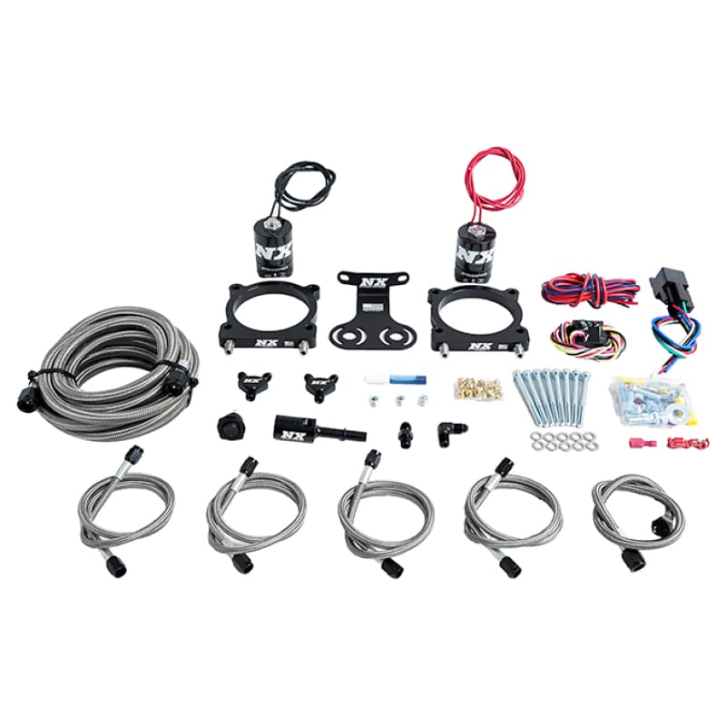Nitrous Express — Nitrous Express 2024+ Ford Mustang 5.0L Dual Throttle Body Plate System w/o Bottle
Injection System Kit