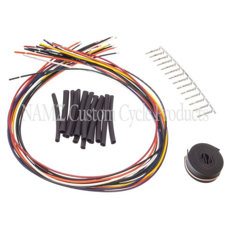 NAMZ — NAMZ 85-95 NON-Bagger Models Handlebar Switch Wire Extensions 24in. (Cut & Solder Applications)