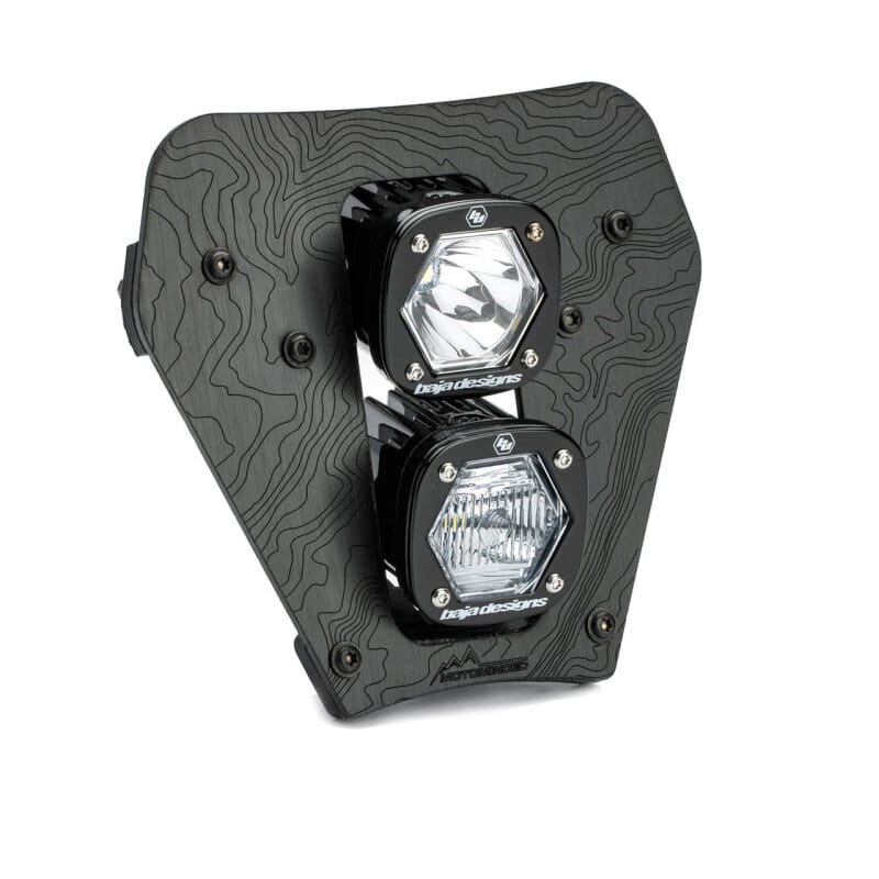 Baja Designs — Baja Designs 24-25 KTM XCF-W/EC Dual S1 Gemini (D/C) LED Headlight Kit - Clear