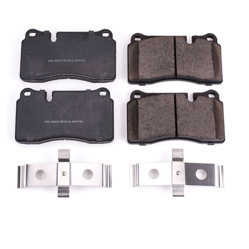 PowerStop — PowerStop - Z17 Low-Dust Ceramic Brake Pads with Hardware