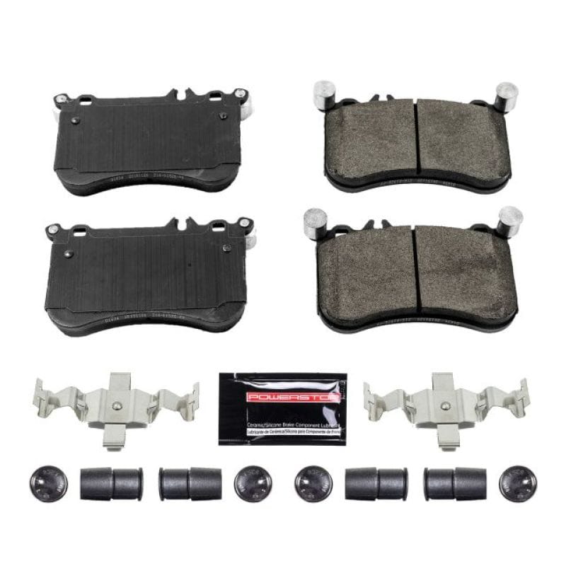 PowerStop — PowerStop - Z23 Daily Driver Carbon-Fiber Ceramic Brake Pads with Hardware Kit