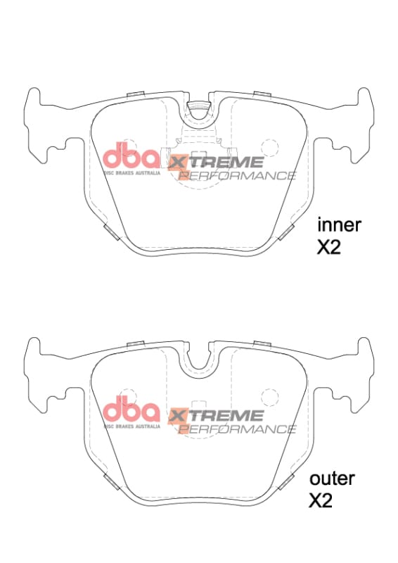 DBA — Rear Xtreme Performance Brake Pads