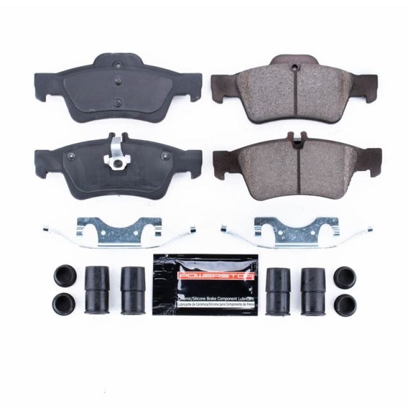 PowerStop — PowerStop - Z23 Daily Driver Carbon-Fiber Ceramic Brake Pads with Hardware Kit