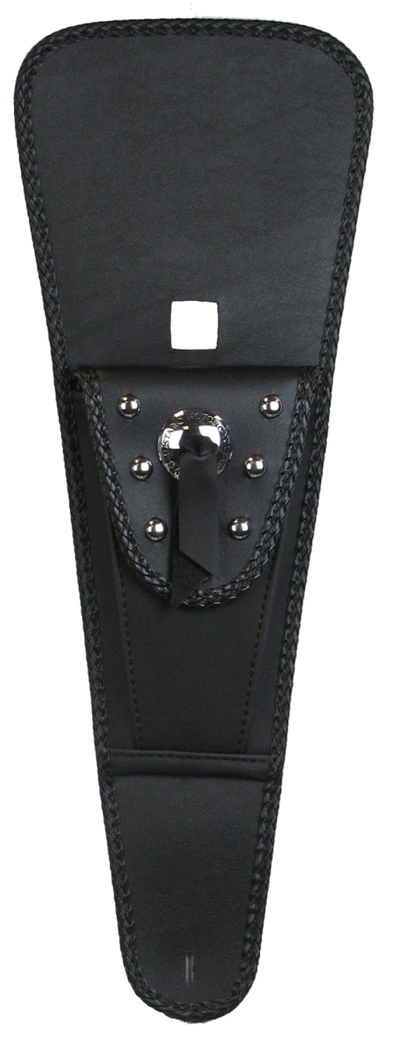 Mustang Motorcycle — Mustang 05-08 Suzuki Boulevard, VL800 Volusia Cruiser Tank Bib w/Studs - Black