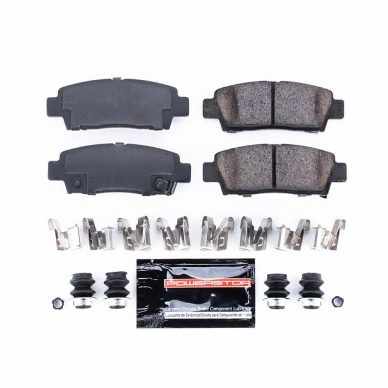 PowerStop — PowerStop - Z23 Daily Driver Carbon-Fiber Ceramic Brake Pads with Hardware Kit