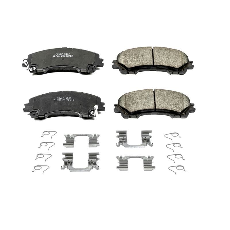PowerStop — PowerStop - Z17 Low-Dust Ceramic Brake Pads with Hardware