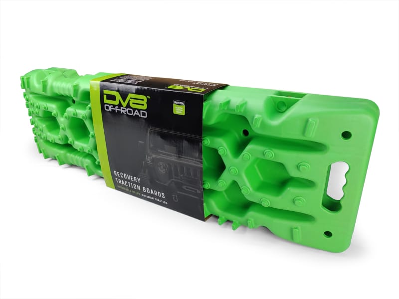 DV8 Offroad — Traction Boards with Bag; Green; Pair