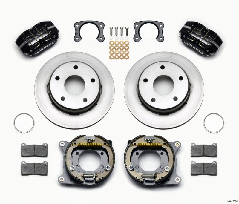 Wilwood — KIT,REAR,DISC/DRUM,BIG FORD,NEW STYLE DPL,2.38 OFFSET,1 PC,5x5.50 BC,12.19