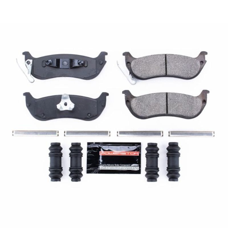 PowerStop — PowerStop - Z23 Daily Driver Carbon-Fiber Ceramic Brake Pads with Hardware Kit