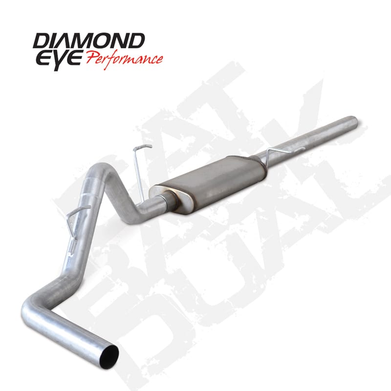 Diamond Eye Performance — 2004-2008 FORD 150 5.4L 3" ALUMINIZED CAT BACK SINGLE