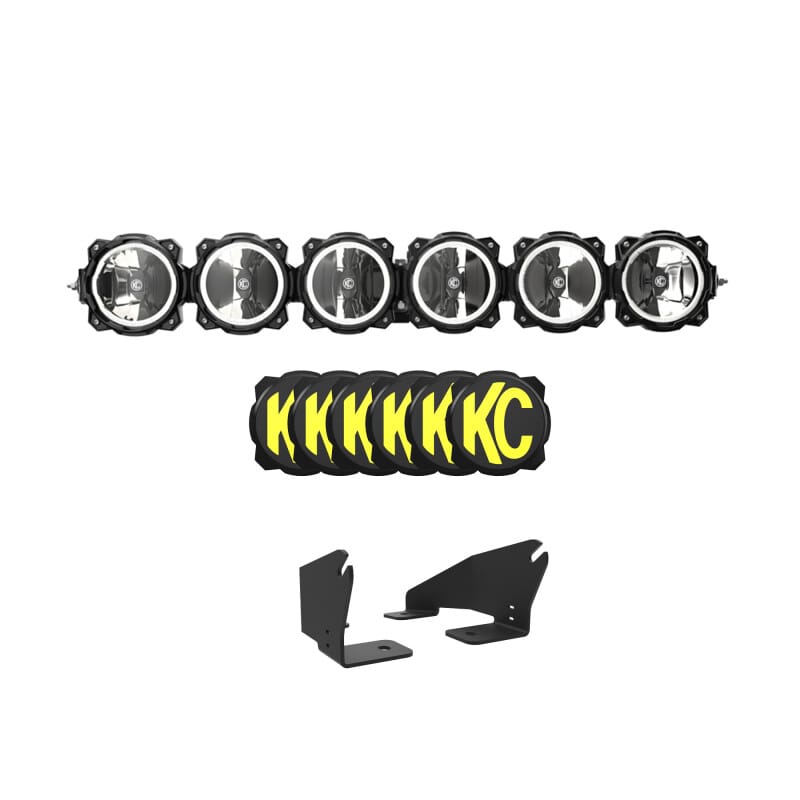 KC HiLiTES — KC Pro6 Gravity LED 39in 6-Light Combo Polaris RZR Pro R System