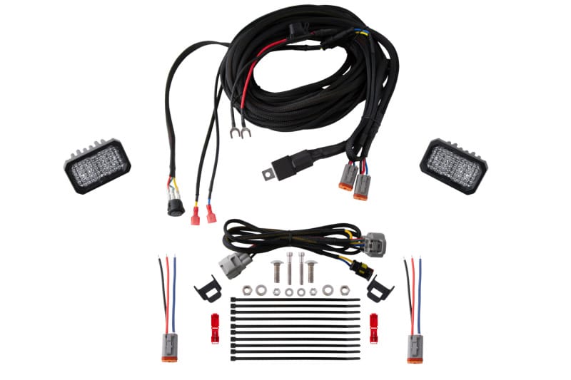 Diode Dynamics — Allows for flush installation of SSC2 LED pods in the rear bumper.
Allows you to mount two C2 2.0 pods underneath the rear bumper.