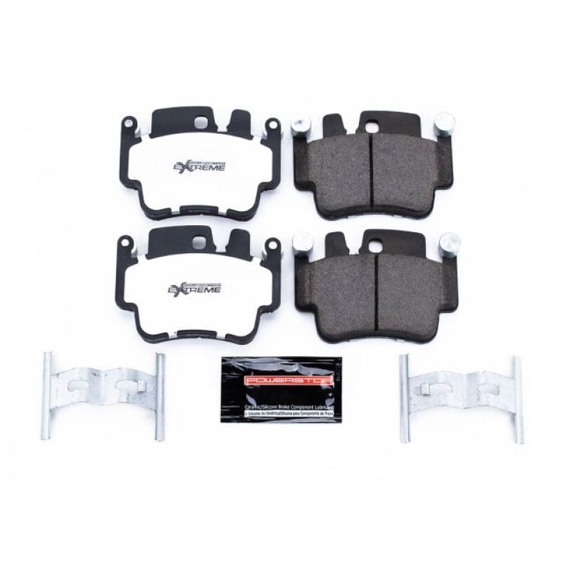 PowerStop — PowerStop - Z26 Performance Carbon-Fiber Ceramic Brake Pads with Hardware Kit
