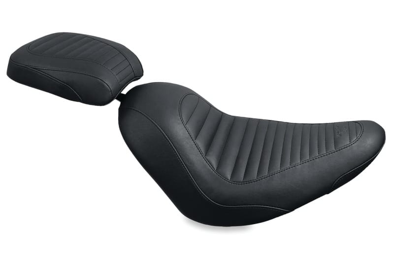 Mustang Motorcycle — Mustang 06-17 Harley Softail Wide Tire (200mm) Tripper Solo Seat - Black