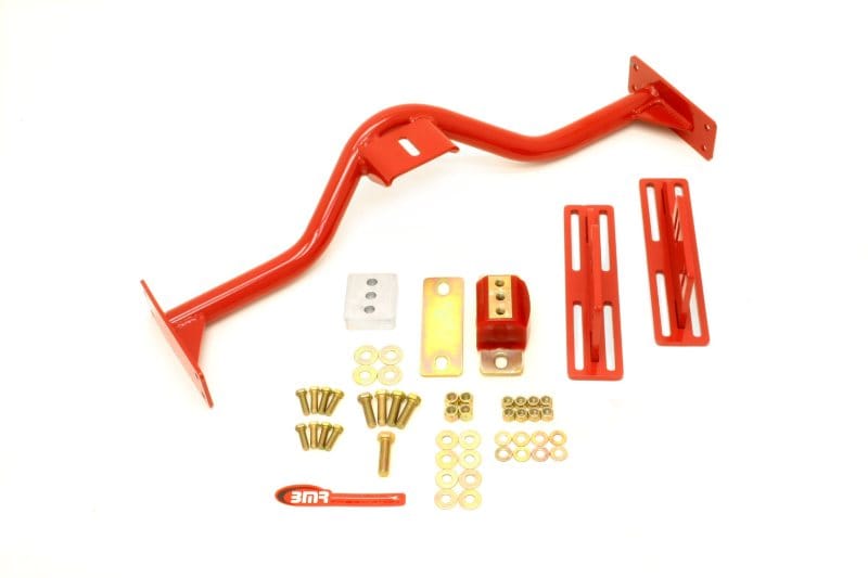 BMR Suspension — BMR 67-69 1st Gen F-Body Transmission Conversion Crossmember TH350/Powerglide/700R4/4L60E - Red