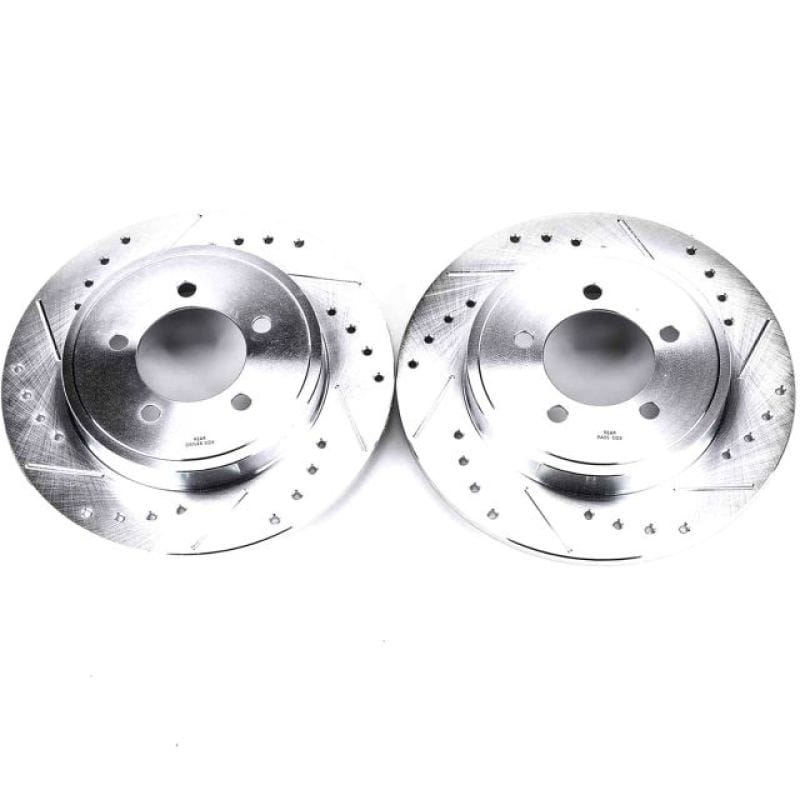 PowerStop — PowerStop Evolution Performance Drilled, Slotted & Plated Brake Rotor Pair
