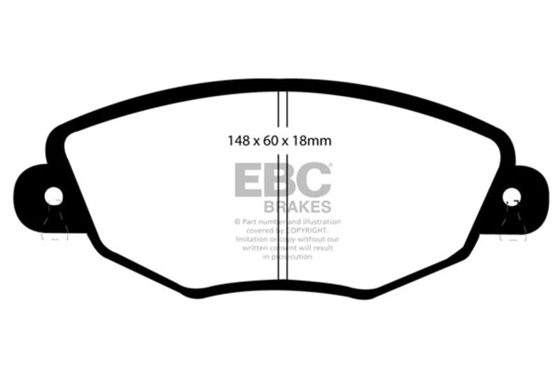 EBC — Greenstuff 2000 Series Sport Brake Pads