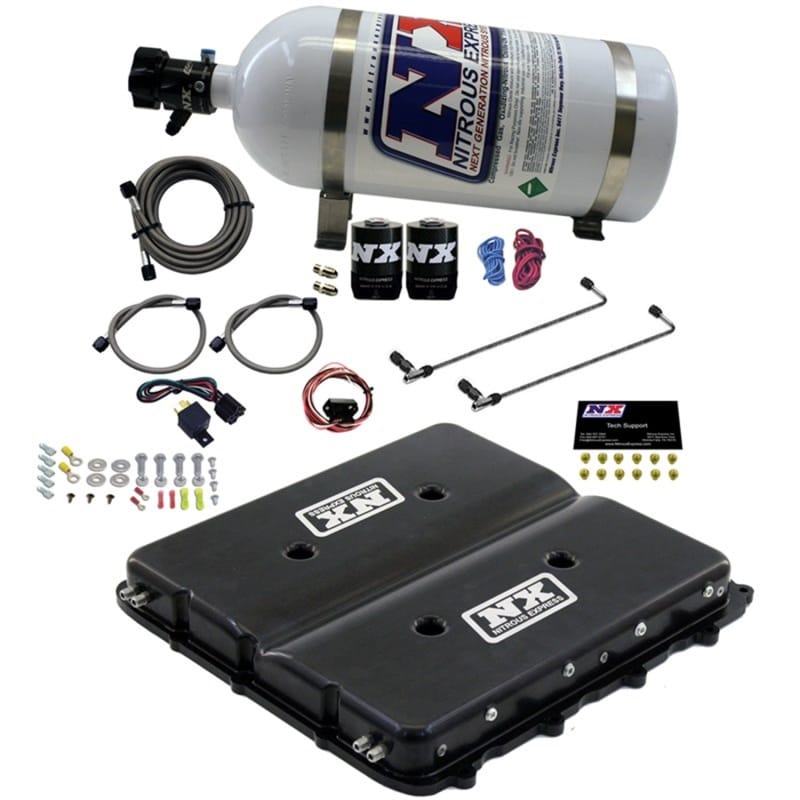 Nitrous Express — Nitrous System with Billet LT4 Supercharger Lid w/ 10lb bottle
Nitrous Oxide Injection System Kit