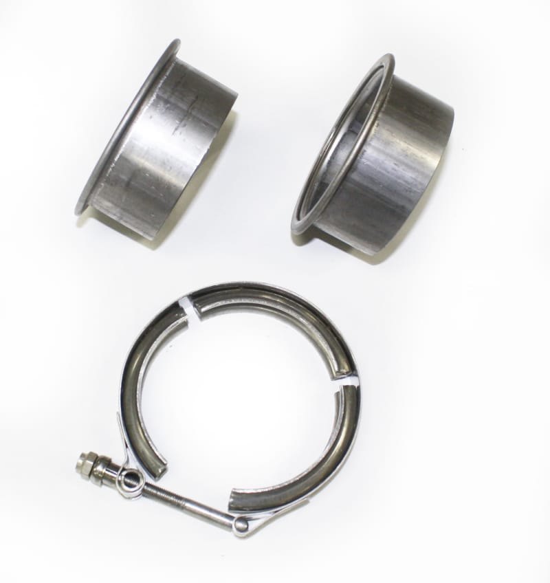JBA — 3" Stainless Steel V-Band clamp and flanges