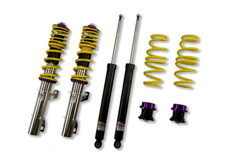 KW — Height adjustable stainless steel coilover system with pre-configured damping
KW COILOVER KIT V1 - 10280043