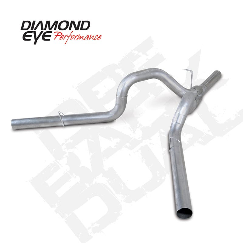 Diamond Eye Performance — 2011-2015 CHEVY 6.6L DURAMAX 2500/3500 4" STAINLESS DPF BACK DUAL