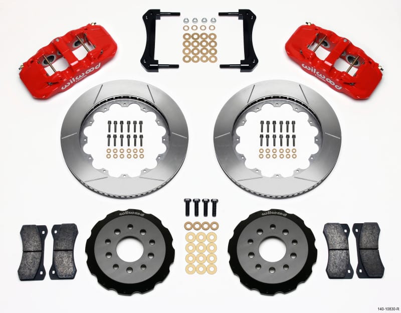 Wilwood — KIT,FRONT,MUSTANG,2005,AERO6,14.00 ROTOR,RED