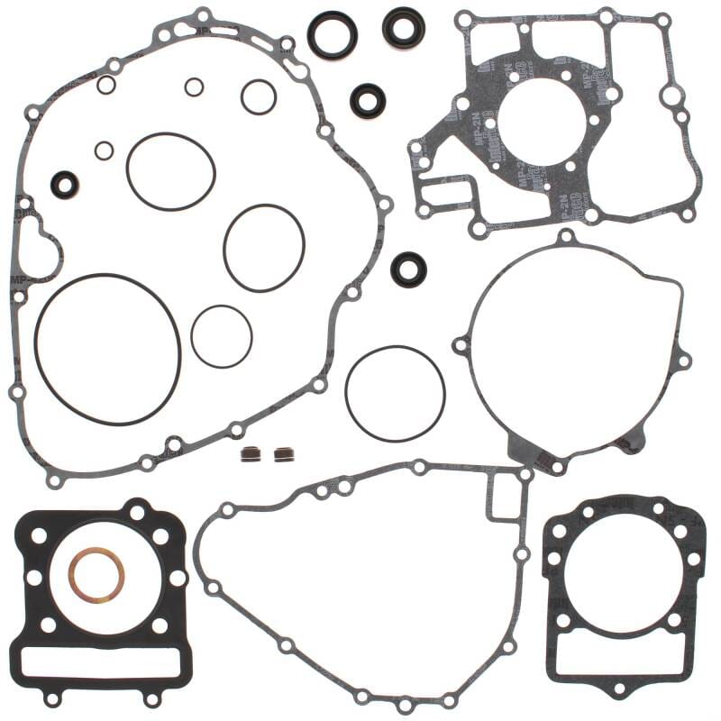 Vertex Pistons — Vertex Gaskets 86-87 Kawasaki KLF300A Bayou Complete Gasket Kit w/ Oil Seals