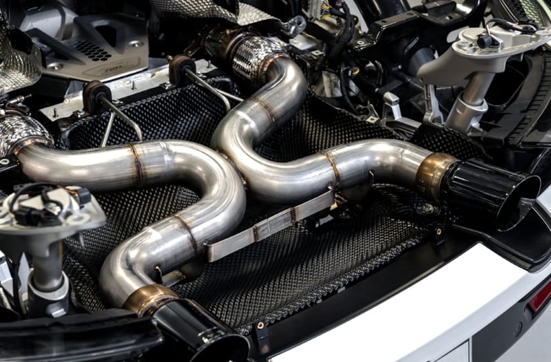 AWE Tuning — AWE Performance Exhaust for McLaren 720S - Diamond Black Tips