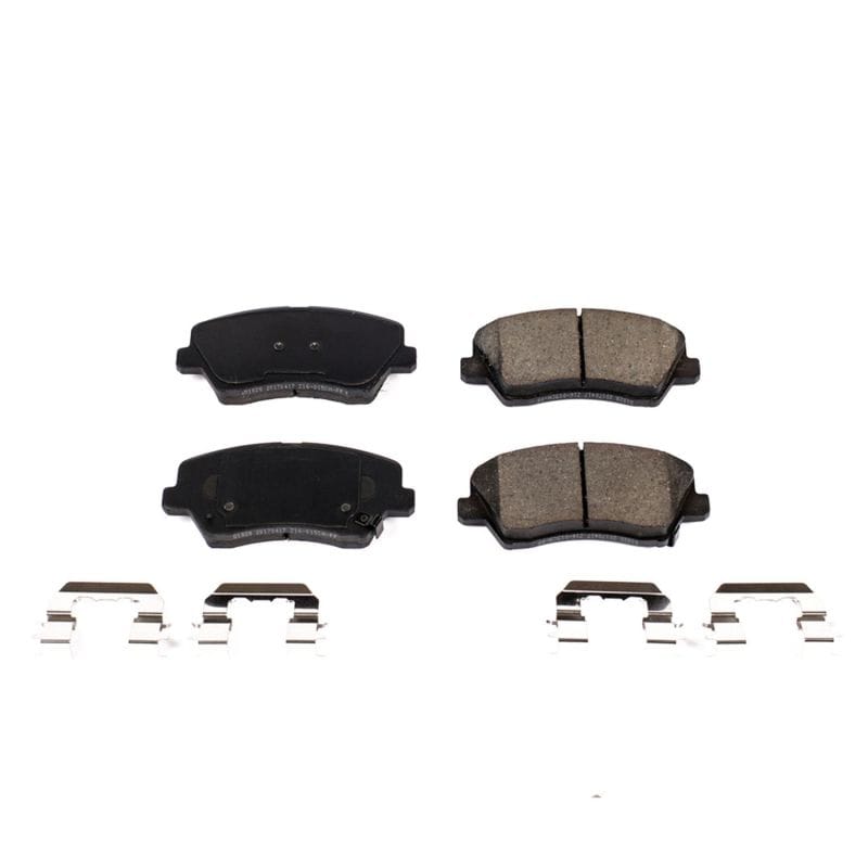 PowerStop — PowerStop - Z17 Low-Dust Ceramic Brake Pads with Hardware